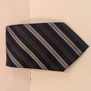 Van Heusen Men's Blue Stripe Polyester Tie
